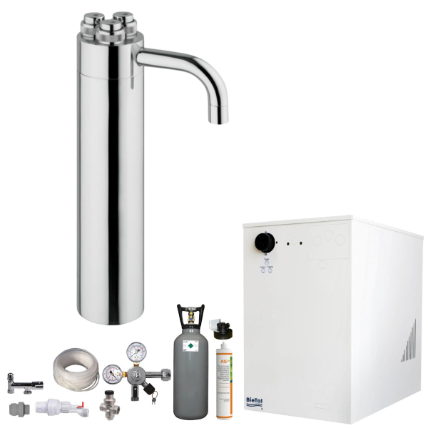 Wassersprudler BieTal® BT-30U Tafelwassergerät Classic Puls 335 Filter 6kg CO2
