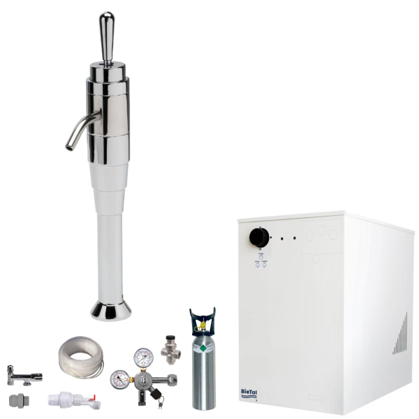 Wassersprudler BieTal® BT-30U Tafelwassergerät Anlage 3-Wege Joystick 2kg CO2