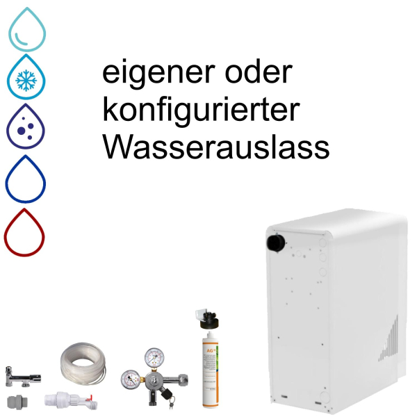 KONFIGURATOR - Wassersprudler Italbedis H2Onda Slim Plus Tafelwassergerät mit Wasserfilter