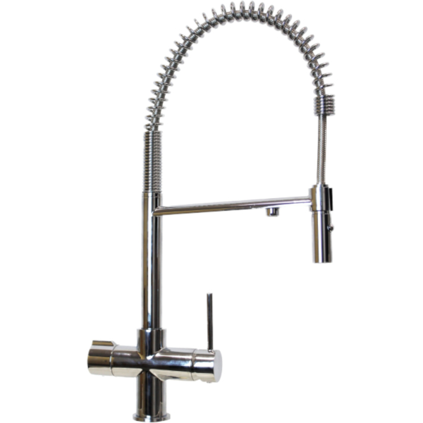 3-Wege BieTal® Wasserhahn Küche Mischbatterie Spülbeckenmischer Messing Chrom mit Brause