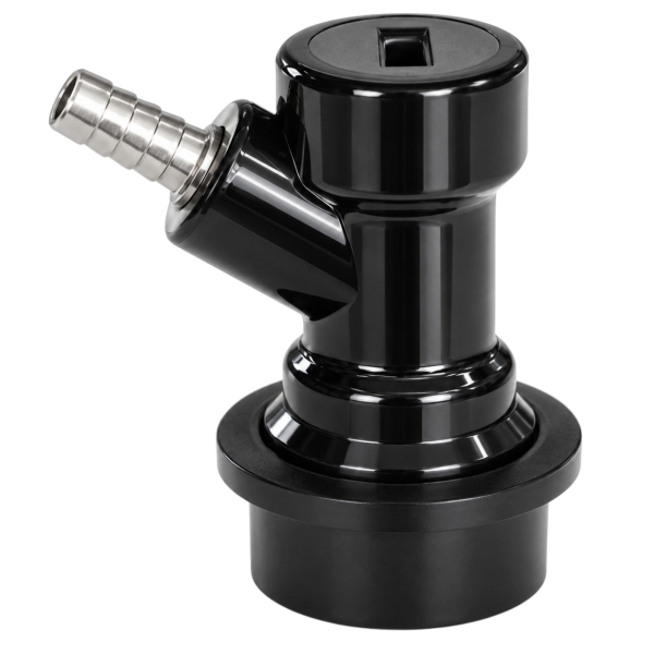BieTal® NC Steckkupplung schwarz Getränkeanschluss mit Tülle 7 mm/10 mm