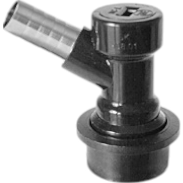 BieTal® NC Steckkupplung schwarz Getränkeanschluss mit Tülle 10 mm
