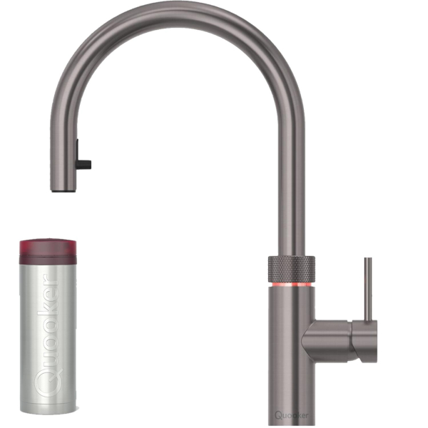 Quooker Flex Gunmetal mit kochendes Wasser Reservoire PRO3
