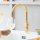 Quooker Fusion Round gold mit kochendes Wasser Reservoire PRO3