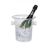 Sekt- und Champagnerkübel - CLASSIC - transparent