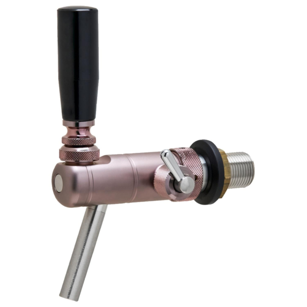 Raffeiner Junior Kompensator Schankhahn Edelstahl Kupfer Optik 55mm Zapfhahn