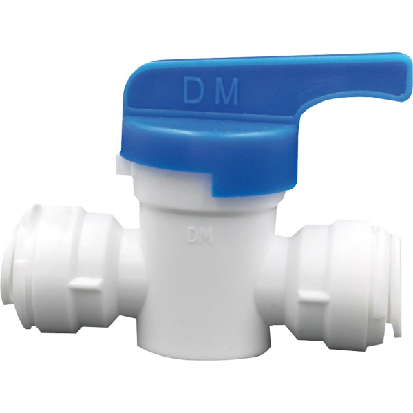 Absperrventil Absperrhahn Handventil für Schläuche & Rohre 1/4 Zoll 6,35mm