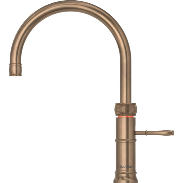 Quooker Wasserhahn - Classic Fusion Round - Messing Patina