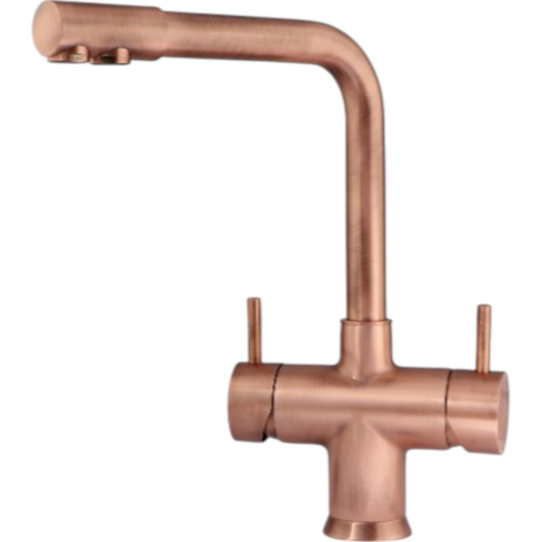 Mischbatterie Küche BieTal® BT-501 5-Wege Wasserhahn Kupfer Farben L-Auslauf