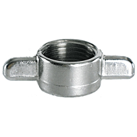 Flügelmutter Bier - Messing vernickelt - 5/8 Zoll -...