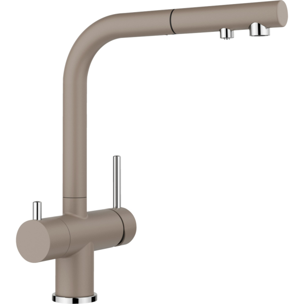 Wasserhahn Küchenarmatur Blanco FONTAS-S II Tartufo 3-Wege ausziehbarer Auslauf