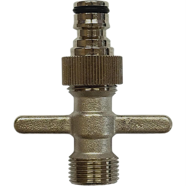 BieTal® Spüladapter Reinigungsadapter mit Gardena Steckkupplung 5/8 Zoll Gewinde