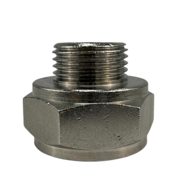 BieTal® Gewindefitting Übergangsstück Adapter IG 3/4 Zoll x AG 1/2 Zoll Messing