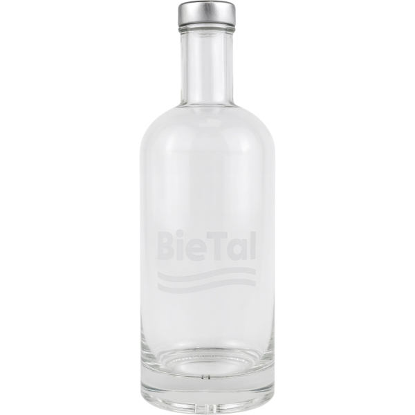 Trinkflasche Style Bottle Glas Flasche 750ml Sprudel Wasser mit BieTal® Gravur