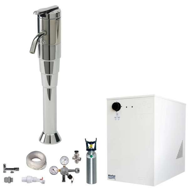 Wassersprudler BieTal® BT-30U Tafelwassergerät 3-Wege Ausschank G68 2kg CO2
