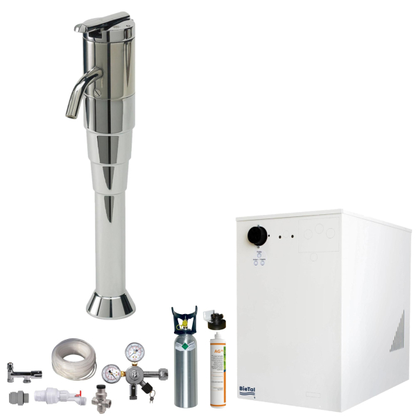 Wassersprudler BieTal® BT-30U Tafelwassergerät 3-Wege G68 Filter 2kg CO2