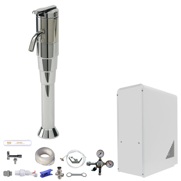 Tafelwasseranlage BieTal® BT-10U Sprudel Wasser Tafelwassergerät & G68 Zapftower