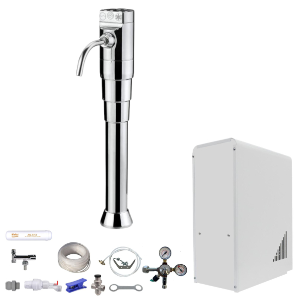 Tafelwasseranlage BieTal® BT-10U Sprudel Wasser Tafelwassergerät & Classic Puls