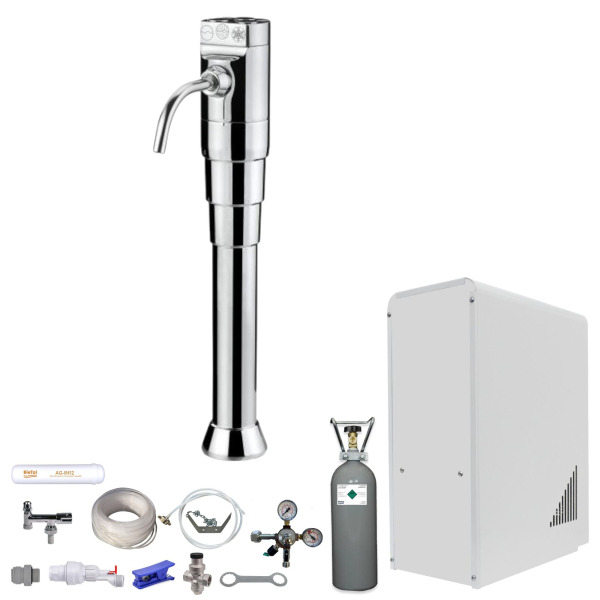 Tafelwasseranlage BieTal® BT-10U Sprudel Tafelwassergerät Classic Puls & 6kg CO2