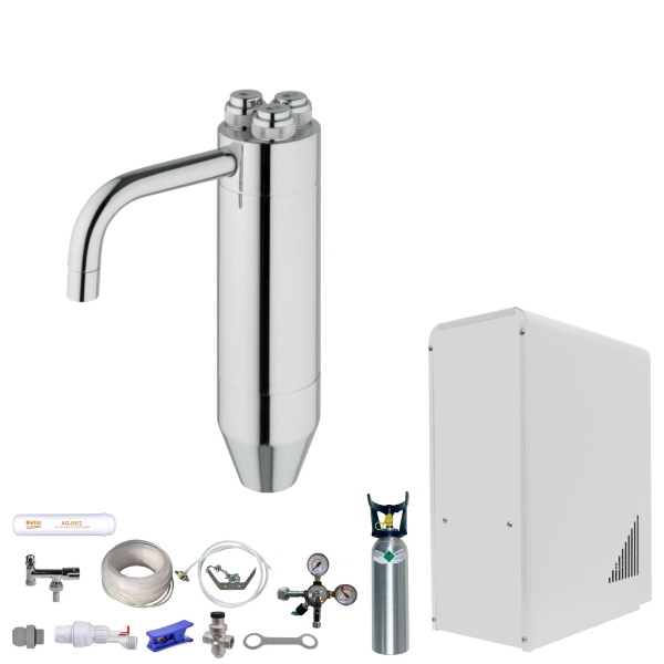 Tafelwasseranlage BieTal® BT-10U Sprudel Tafelwassergerät & Puls 245 & 2kg CO2