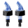 Präziser Spirituosen Portionierer Dosierer Profi COMPACT® Neon Blau - 2er SET