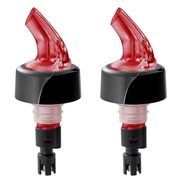 Präziser Spirituosen Portionierer Dosierer Profi COMPACT® Neon Rot - 2er SET