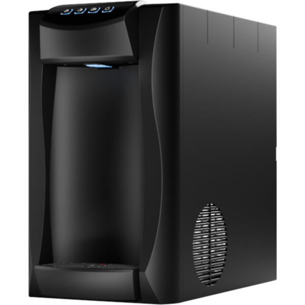 Tafelwassergerät Trinkwasser Sprudelwasser blupura Piccola Osmose 15 Fizz schwarz