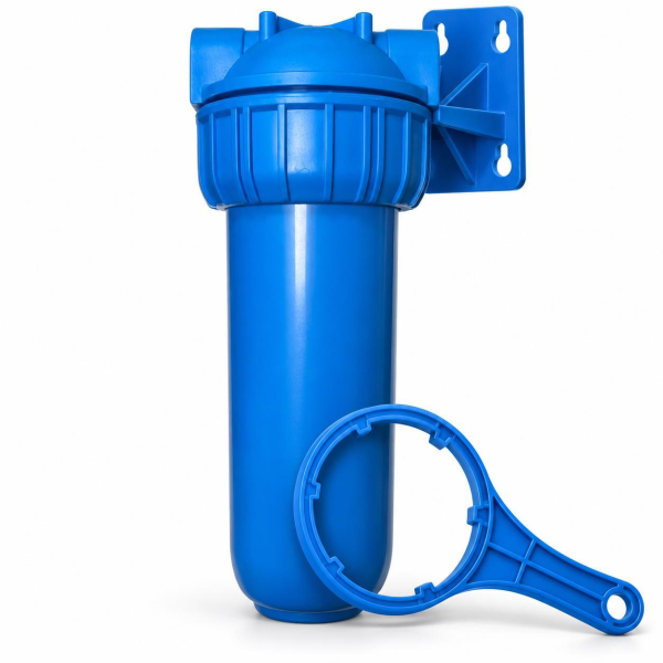 BieTal® Hauswasser Wasserfiltergehäuse 10 Zoll (undurchsichtig) mit 1/2 Zoll IG