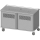 BieTal® Mobile Ausschanktheke Edelstahl Biertheke 1400x700x900mm auf 4 Rollen