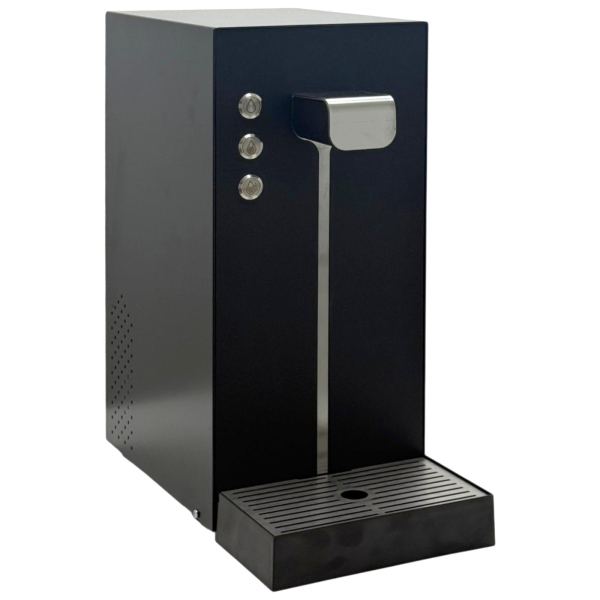 Tafelwasser Sprudelwassergerät Wasserzapfanlage Italbedis Flux Slim Plus Schwarz