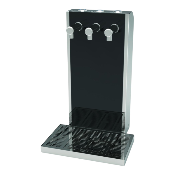 BieTal® BT-603-Tris Gastro Theken Wasser Schanksäule Wassersäule Zapftower 3-ltg