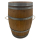 BieTal® Rustikales Barrique 225L Bierzapffass mit Stauraum und Ablageflächen
