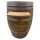 BieTal® Rustikales Barrique 225L Bierzapffass mit Stauraum und Ablageflächen