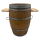 BieTal® Rustikales Barrique 225L Bierzapffass mit Stauraum und Ablageflächen