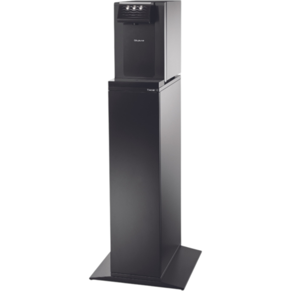 Tafelwasserdispenser Tafelwassergerät blupura Blusoda 30 fizz Cabinet schwarz