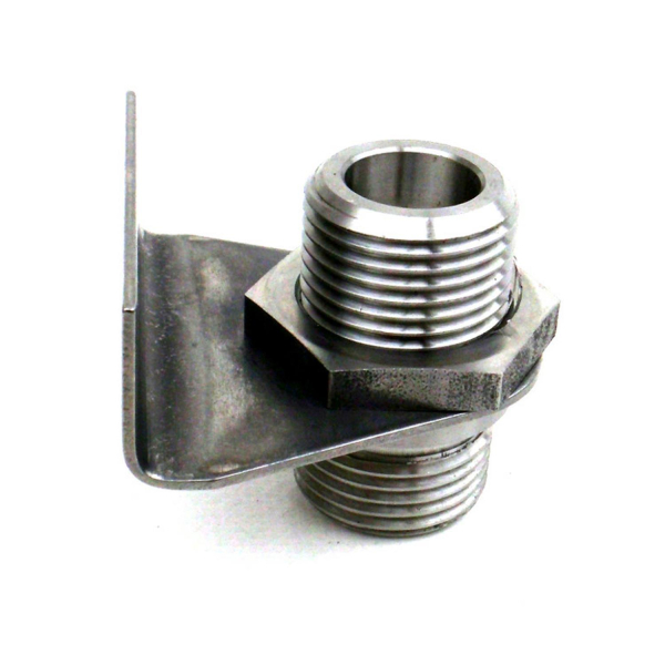 Wandhalter aus Edelstahl für Getränkeleitungen 7mm