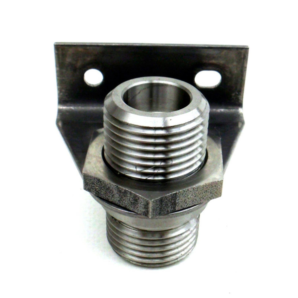 Wandhalter aus Edelstahl für Getränkeleitungen 10mm