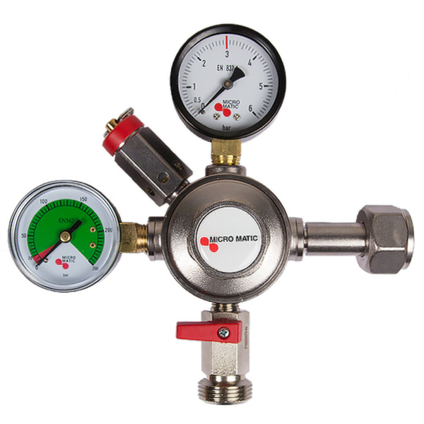 Micro Matic Premium Druckminderer Druckregler Druckminderventil 1-leitig 3 bar