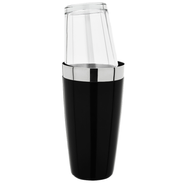 Boston Shaker mit Original Mixing Glas Vinyl Kälteschutz Edelstahl 28oz - 828ml