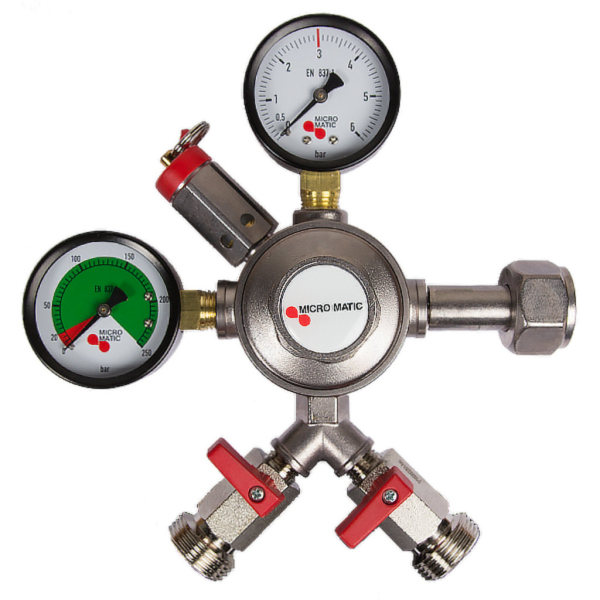 Micro Matic Premium Druckminderer Druckregler Druckminderventil 2-leitig 3 bar