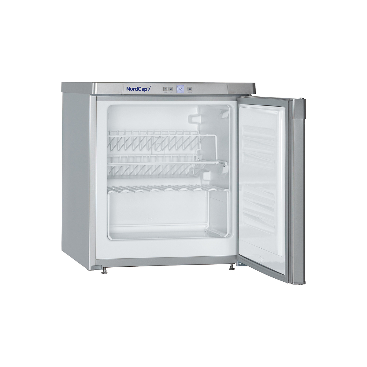 Spirituosen Tiefkühlbox HELSINKI 70 Liter Gehäuse silber