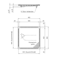 BieTal® Abtropf Mulde Schale Blech Kasten Einlass...
